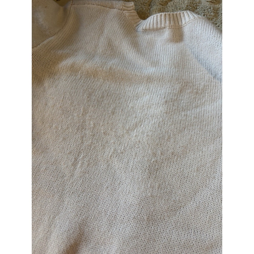 Wrangler Retro Women's SMALL Steer Head western Sweater ivory and burnt orange - Picture 5 of 6